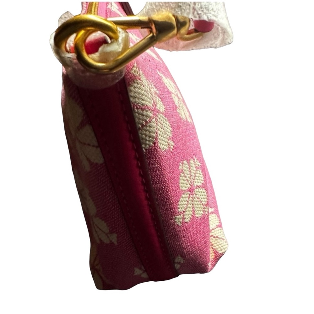 NWT Kate Spade Flower Two-tone Canvas East West Pochette - Picture 11 of 16